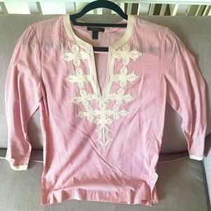 JCrew Embroidered Tunic